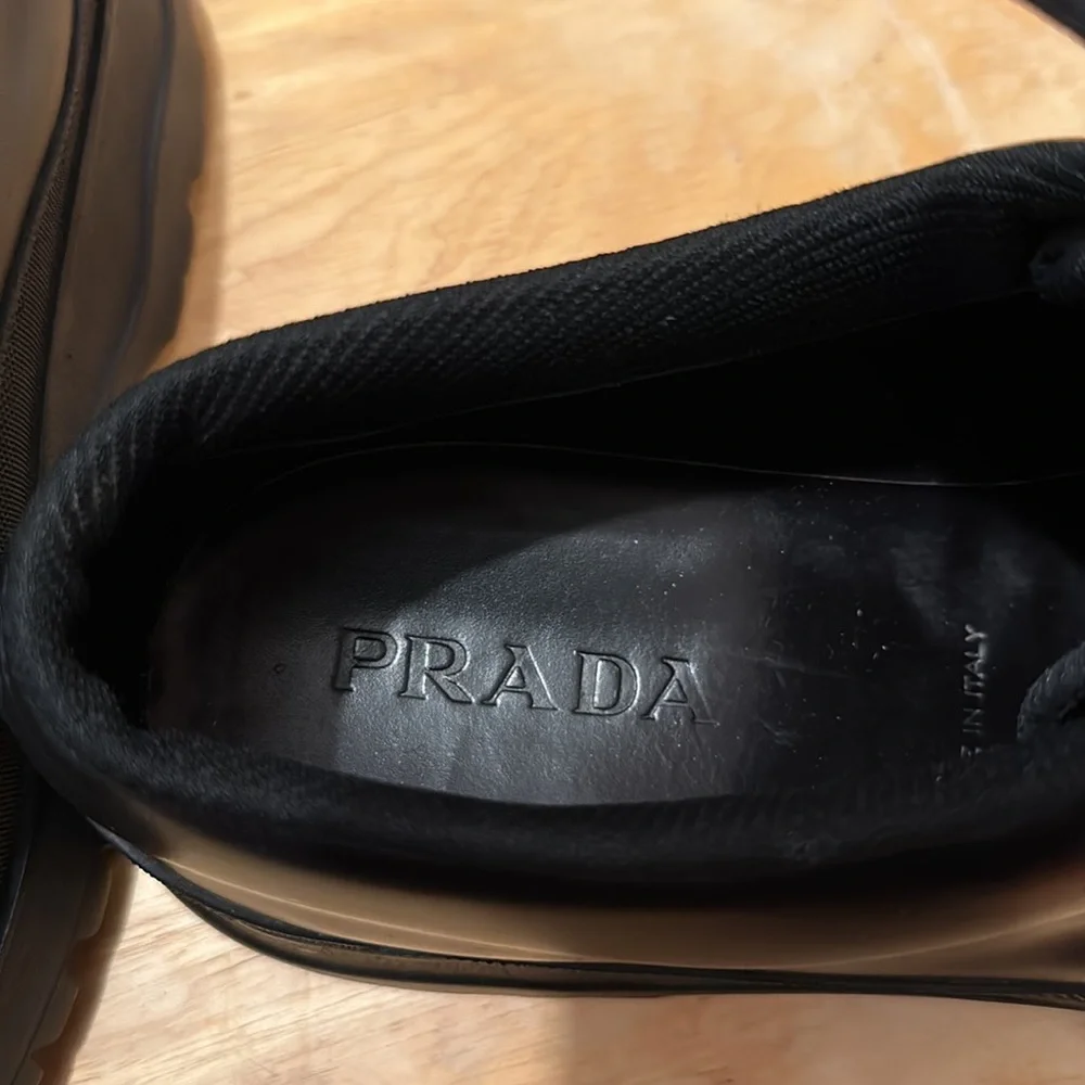 Black Men’s 11.5 Prada Shoes - Picture 7 of 8